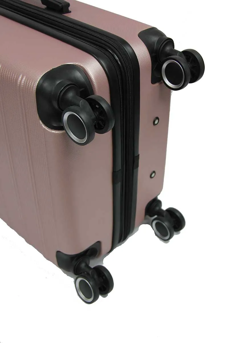 24 inch Arterial ABS Expandable Luggage with TSA Lock Spinner Wheels