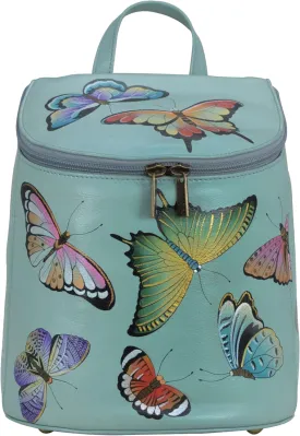 Anuschka Womens Original Leather Hand-Painted Backpack