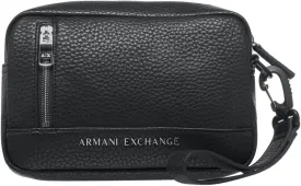 Armani Exchange Men's Pebble Branded Beauty Case Nero-Black, One Size, Small