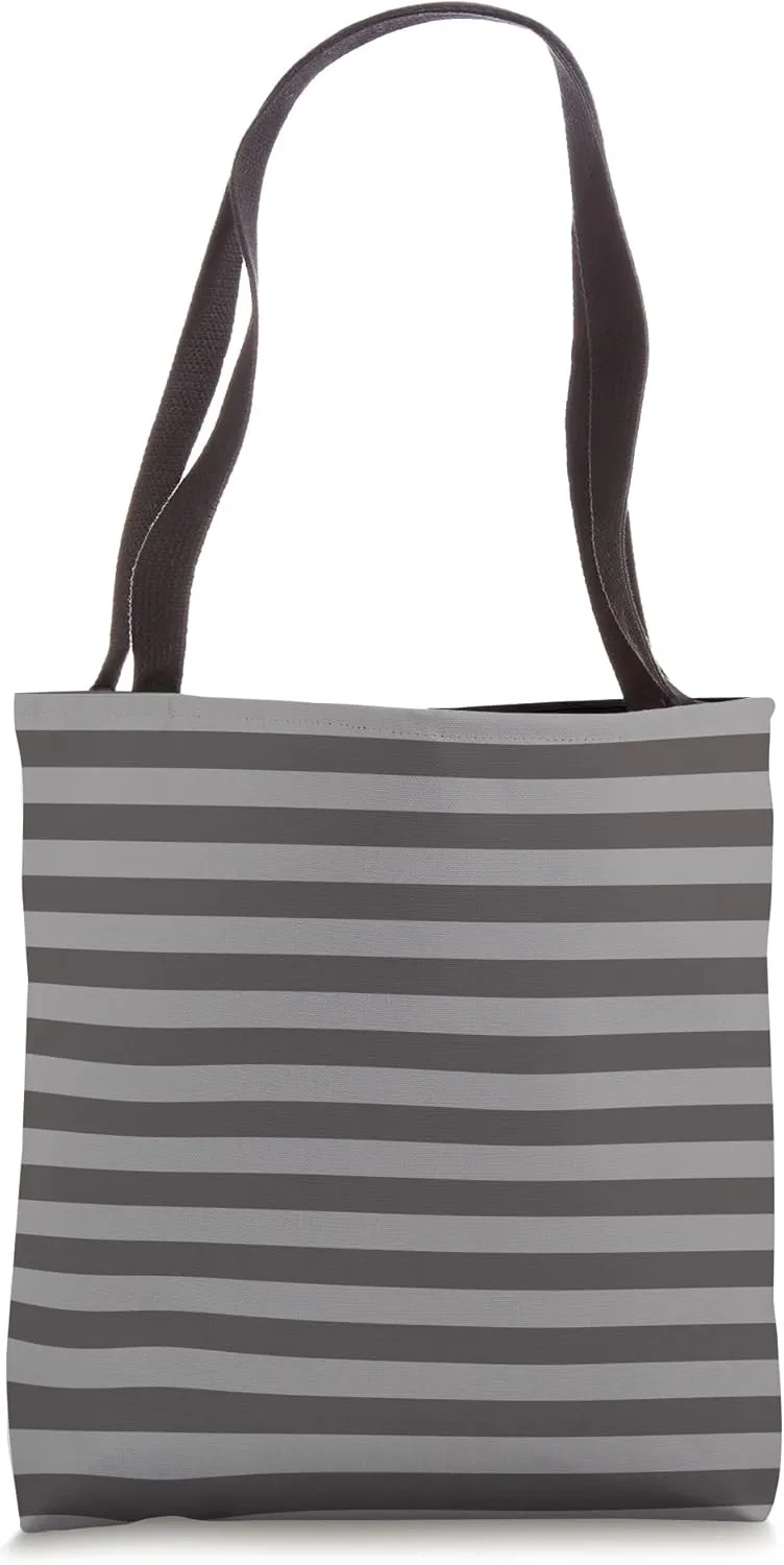 Black Cow Cabana Tent Stripe Tote Bag