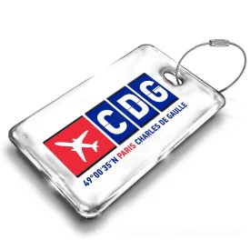 CDG Base Luggage Tag