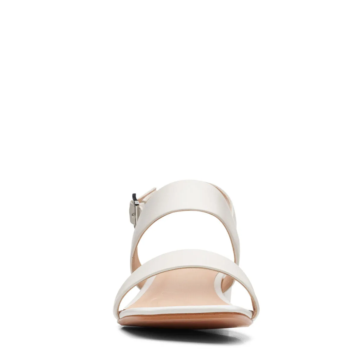 Clarks Women's Seren25 Strap Sandal White Leather 26164894