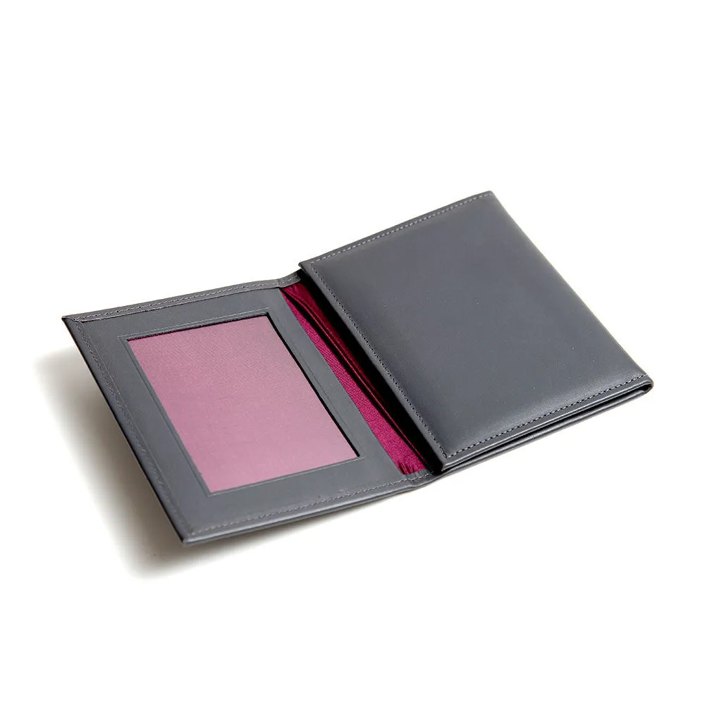 Concorde Travel Documents Holder - Black Leather