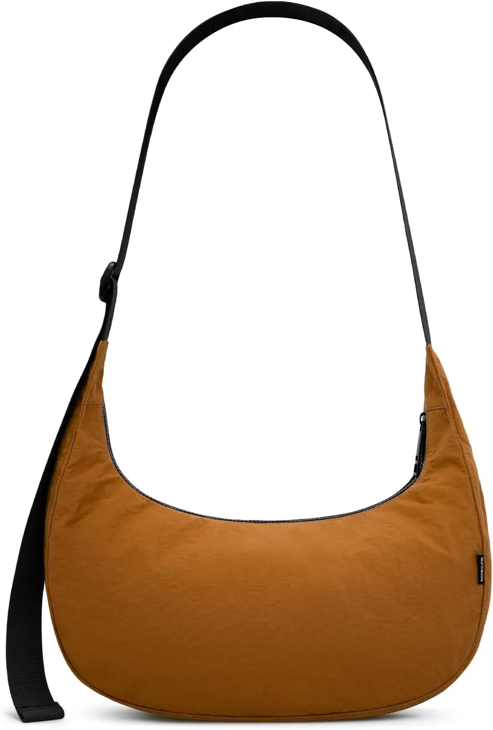 Iioscre Medium Crossbody Crescent Bag for Women Men Trendy, Nylon Crossbody Hobo Bag with Adjustable Strap and Inner Pockets.