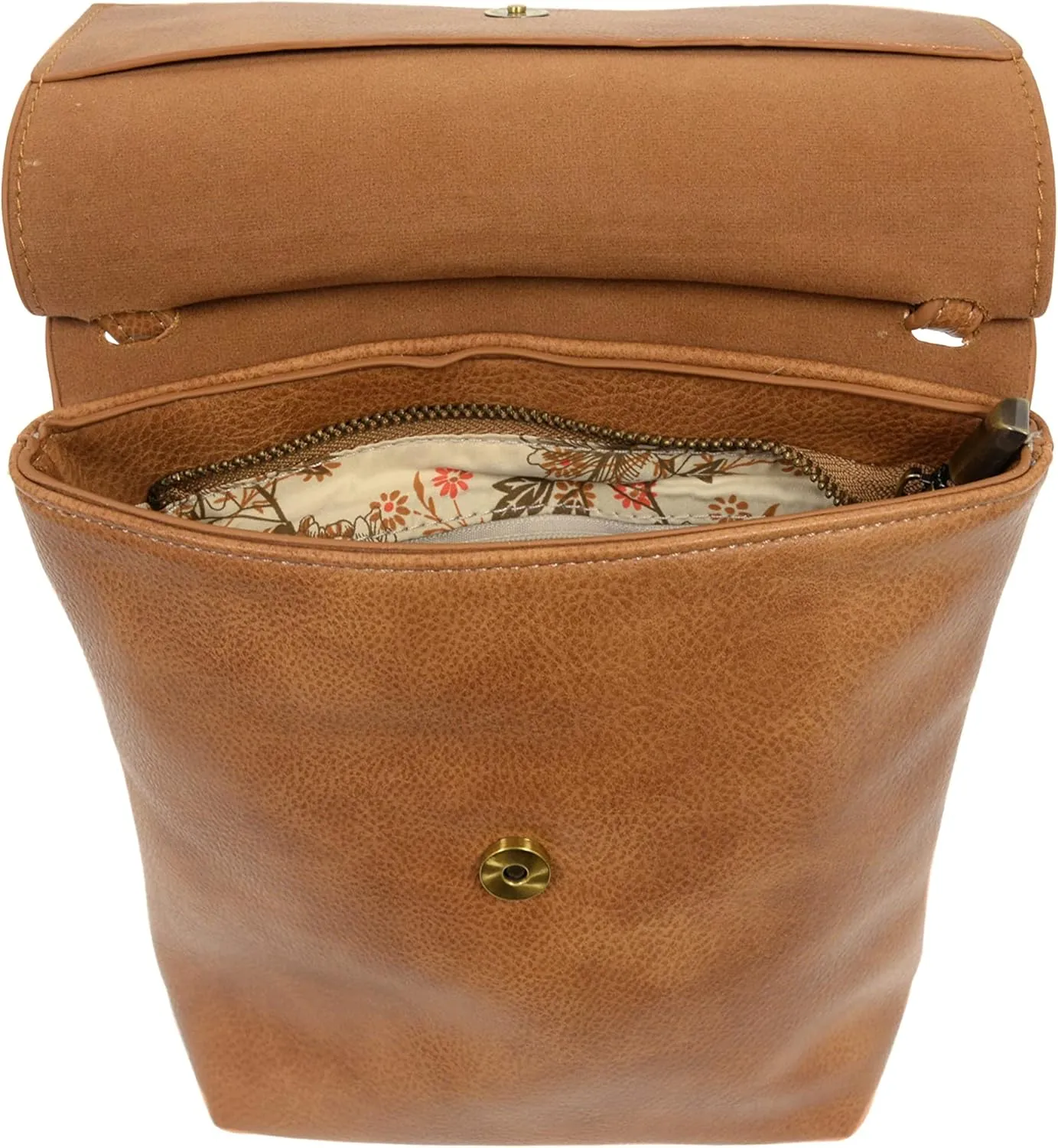 Joy Susan Womens Aimee Front Flap Crossbody Bag