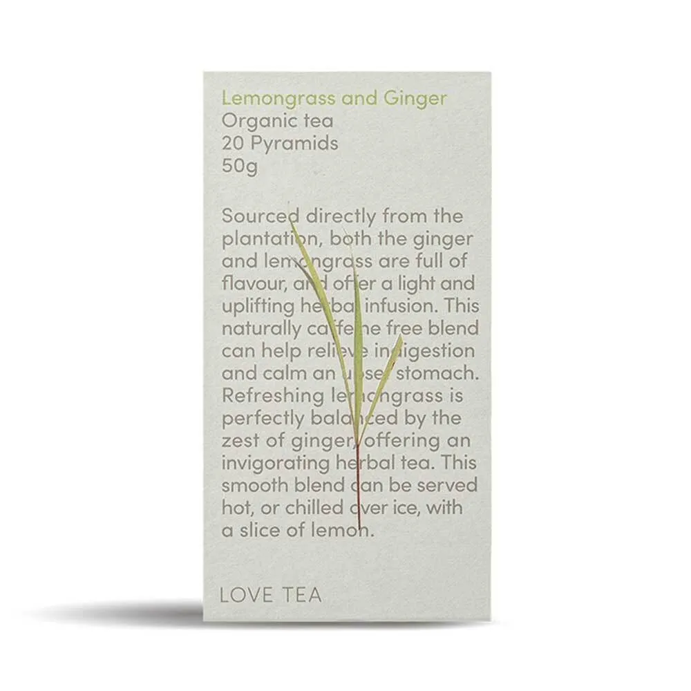 Lemongrass & Ginger Pyramid Tea Bags