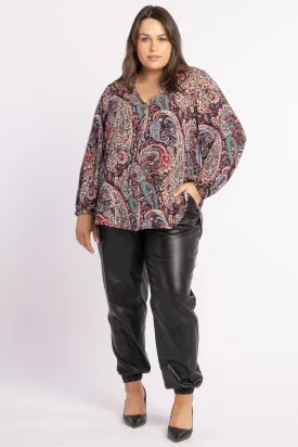 The Look Leatherette Jogger - LAST ONES  - XS(12/14)