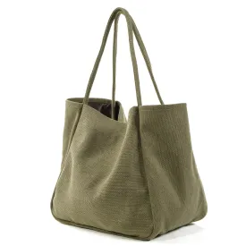 Vintage Linen Large Storage Tote Shopping Bag 9806