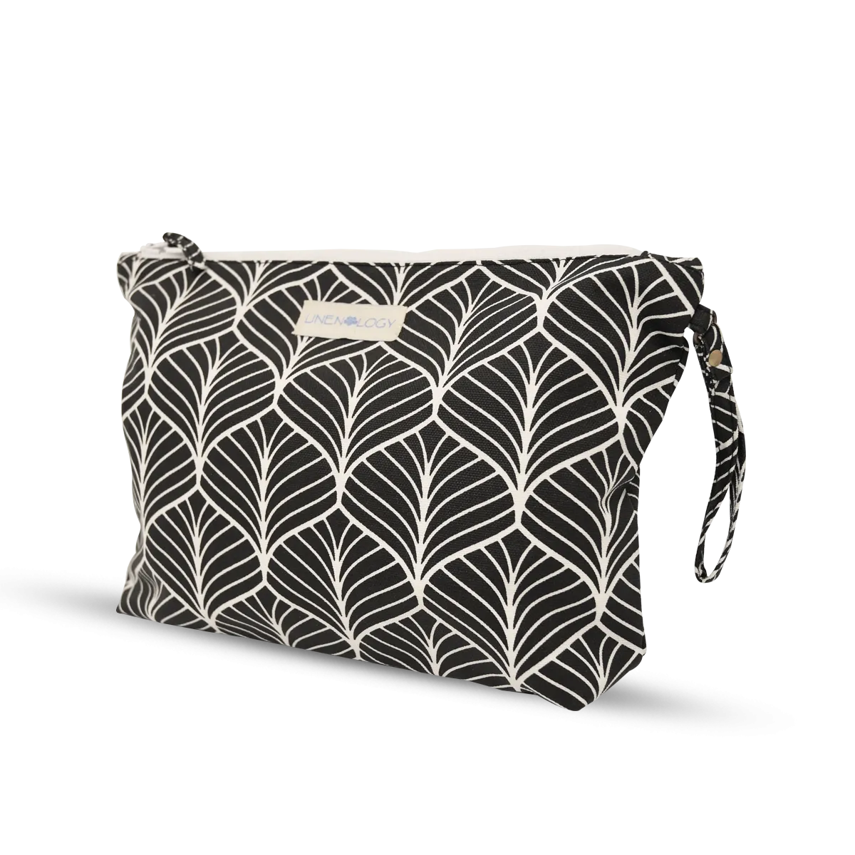 Wash Bag - Abstract - Black