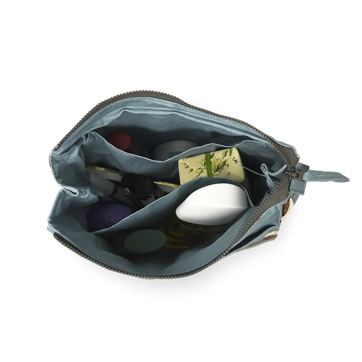 Wash Bag Tall - Sparrows - Cameo Blue