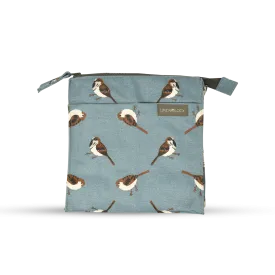 Wash Bag Tall - Sparrows - Cameo Blue